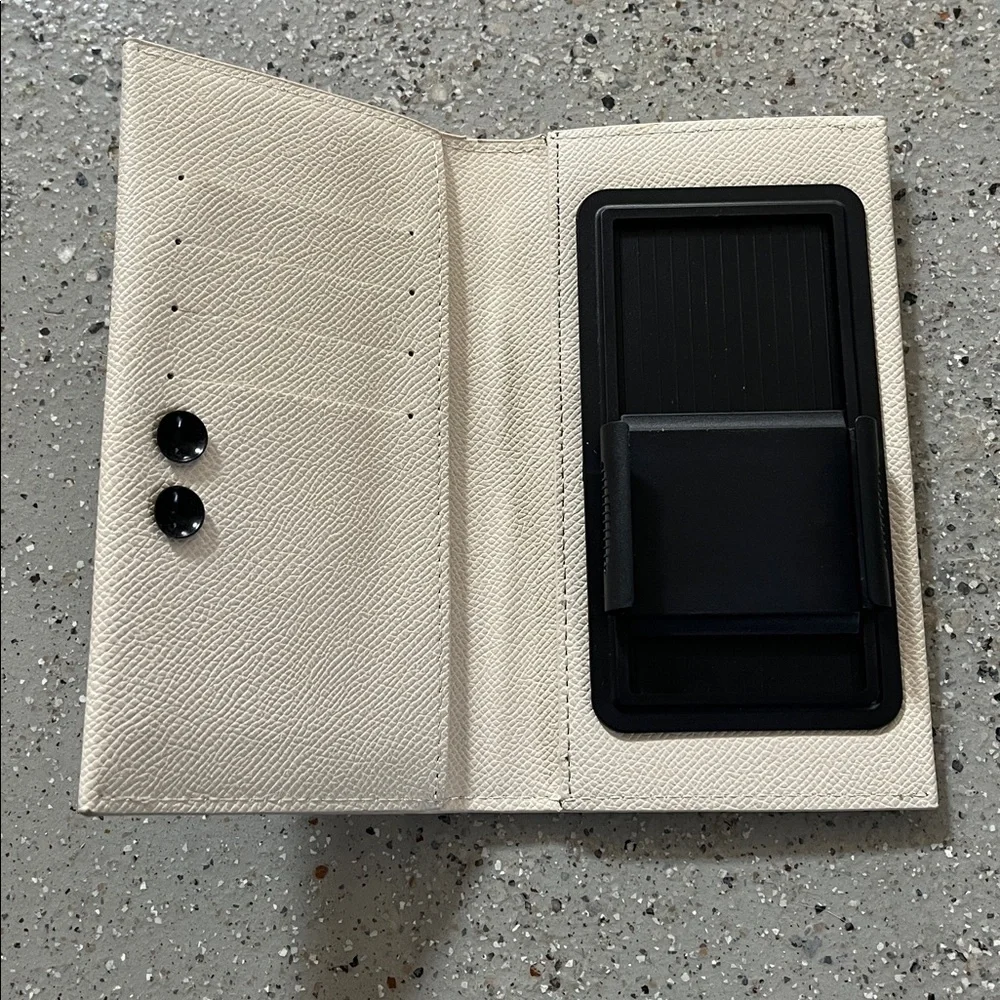 SPARKLING JEWELED BEADED FOLIO PHONE CASE CLUTCH WALLET BLACK SILVER